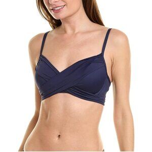 La Blanca Island Goddess Wrap Underwire Push Up Swimsuit Top - 6